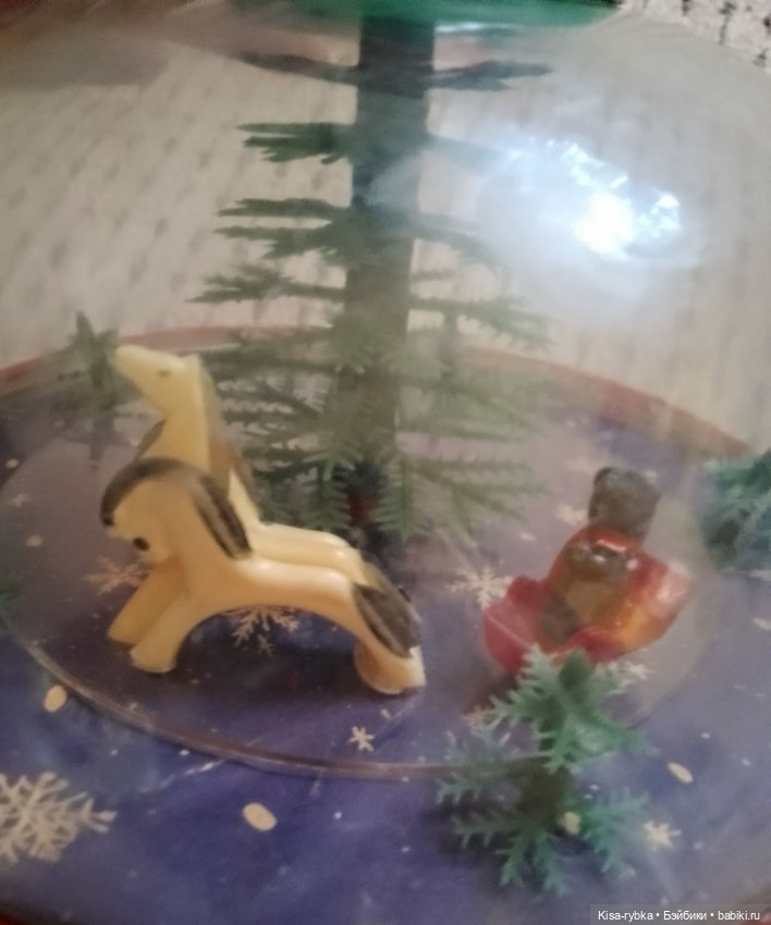 Юла (волчок) с лошадками из СССР (фото 3)