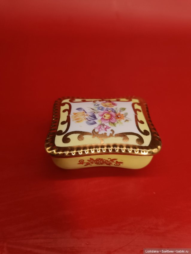 Шкатулка. Бонбоньерка. Фарфор. Германия. Винтаж (фото 4)