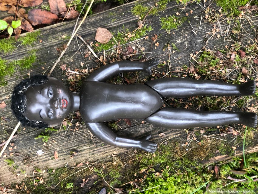 Редкий негритенок СССР — Винтажные куклы и игрушки детства (фото 5)