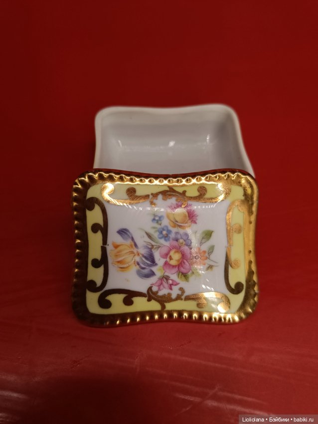 Шкатулка. Бонбоньерка. Фарфор. Германия. Винтаж (фото 2)