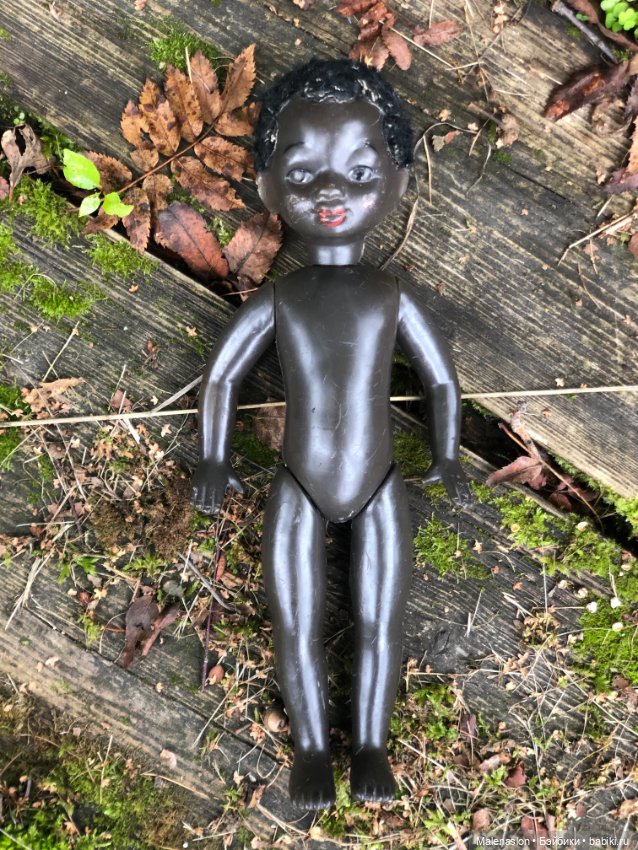 Редкий негритенок СССР — Винтажные куклы и игрушки детства (фото 2)