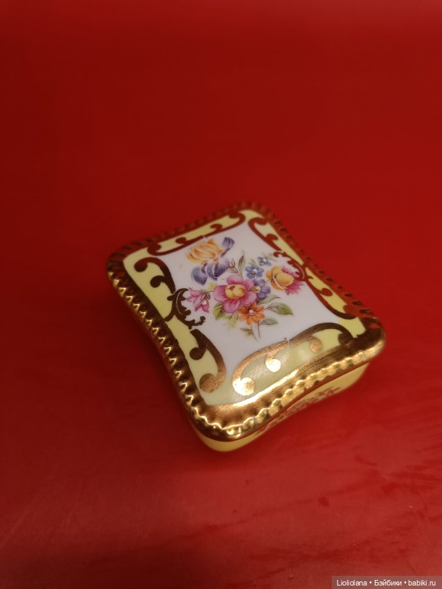 Шкатулка. Бонбоньерка. Фарфор. Германия. Винтаж (фото 3)
