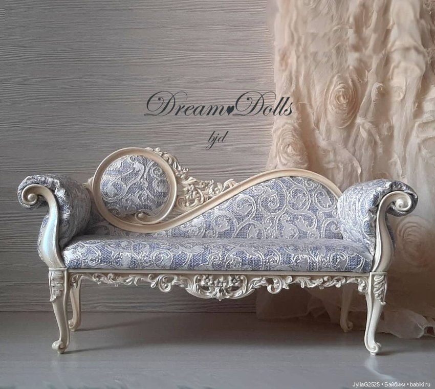 Кушетка ,,Классика" 1/4 — Кукольная мебель (фото 6)