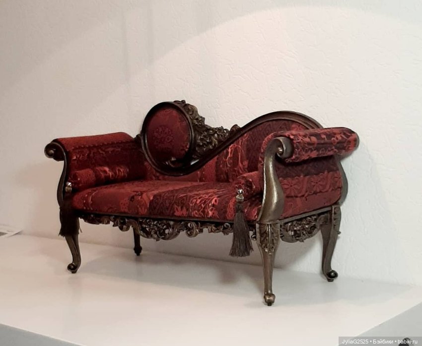 Кушетка ,,Классика" 1/4 — Кукольная мебель (фото 7)