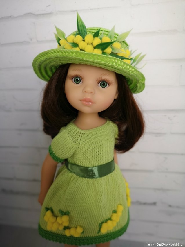 Платье и шляпка для Little Darling и Paola Reina (Little Darling, Paola Reina)
