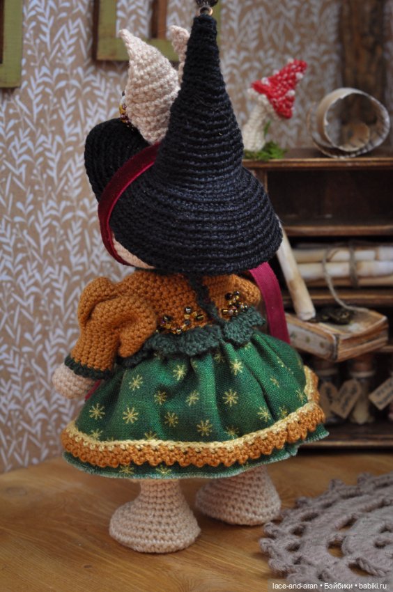 Авторская игрушка Ведьмочка Зайка