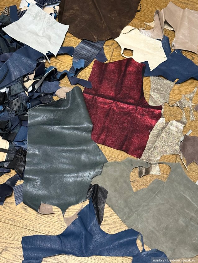 Обрезки кожи для изготовления кукольной обуви и др (фото 2)