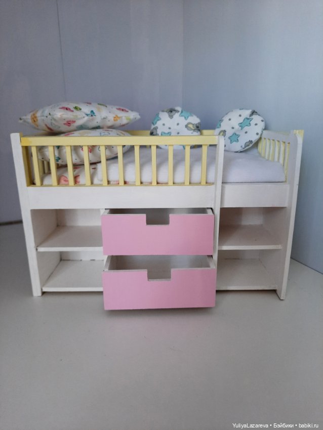 Кукольная мебель - Кровать для кукол 1/8, ob11 купить в Шопике ...