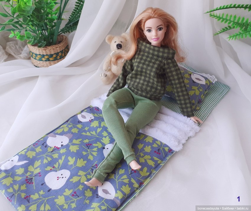 Спальные мешки для кукол 1:6 30 см Барби Блайз Постель для кукол