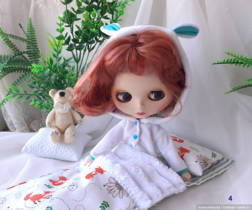 Спальные мешки для кукол 1:6 30 см Барби Блайз Постель для кукол (фото 5)