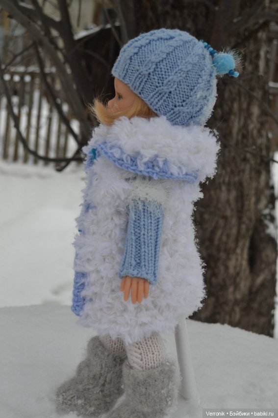 Жилет, свитер и шапка для куклы Paola Reina (фото 2)