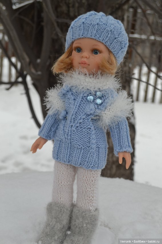 Жилет, свитер и шапка для куклы Paola Reina (фото 3)