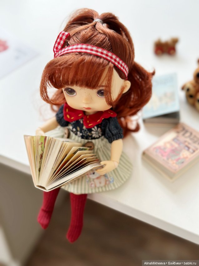 Книги с красивыми иллюстрациями для кукол, для румбоксов, 1:4, 1:6 (фото 4)