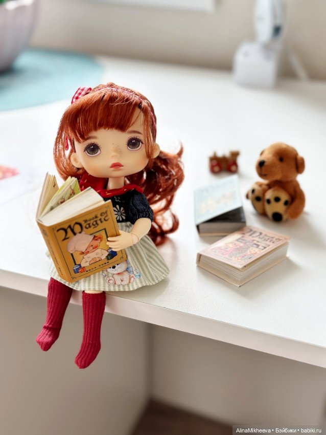 Книги с красивыми иллюстрациями для кукол, для румбоксов, 1:4, 1:6 (фото 3)