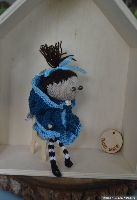 Кукла вязаная "Томочка". Игрушка ручной работы (фото 3)