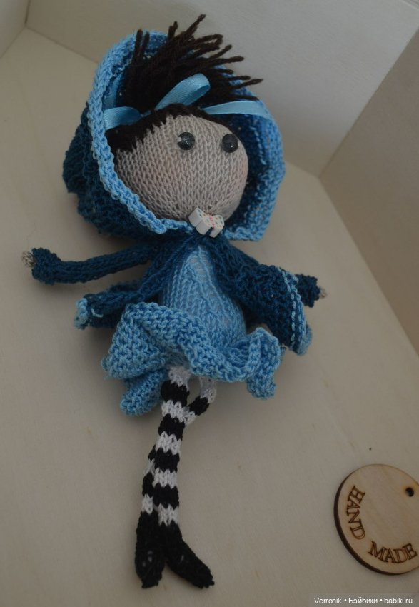 Кукла вязаная "Томочка". Игрушка ручной работы (фото 6)