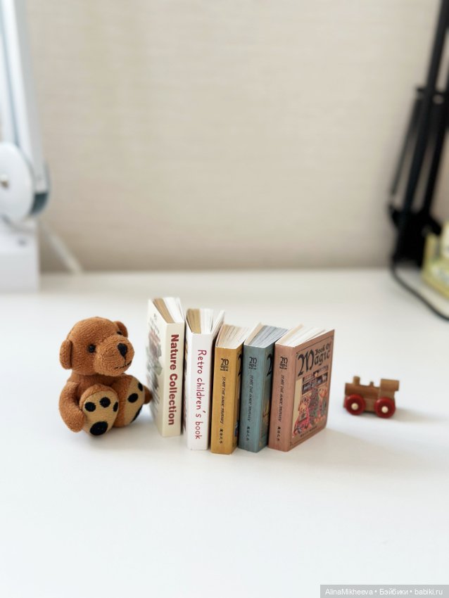 Книги для кукол и румбоксов с красивыми иллюстрациями, 1/4, 1/6 (фото 6)