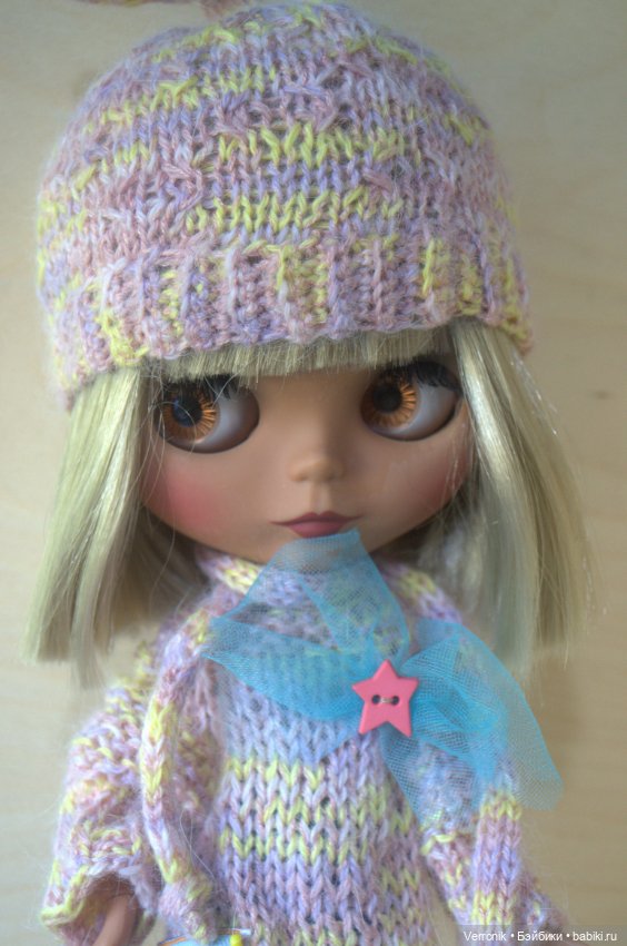 Комплект одежды для куклы Блайз ( Blythe). "Зефирка" (фото 4)