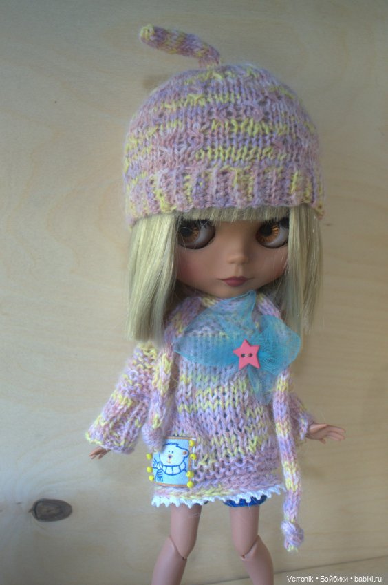 Комплект одежды для куклы Блайз ( Blythe). "Зефирка" (фото 5)