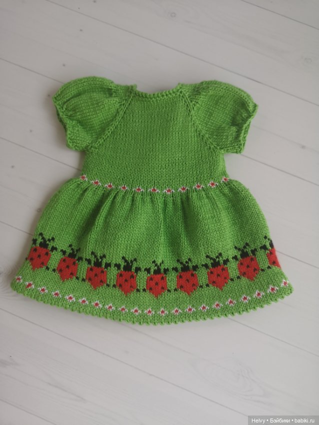 Платье с божьими коровками для Meadowdolls moppets 38 см (фото 5)