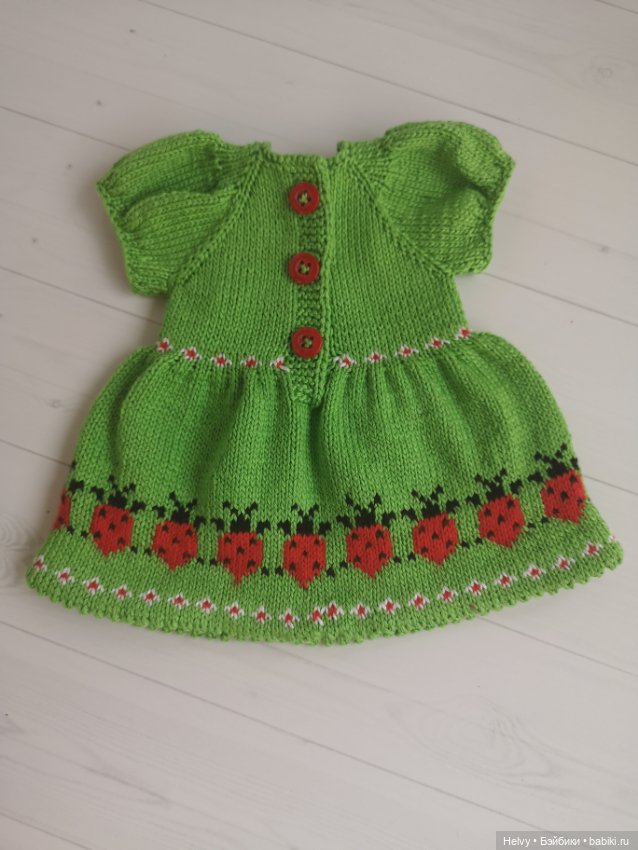 Платье с божьими коровками для Meadowdolls moppets 38 см (фото 6)