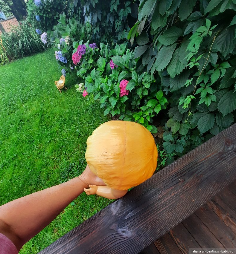 Целулоидный пупс СССР с клеймом ромб (фото 9)