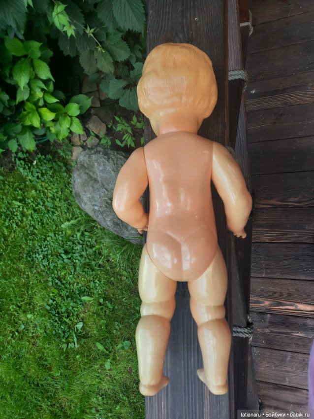 Целулоидный пупс СССР с клеймом ромб