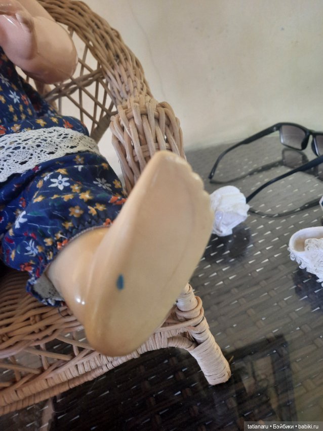 Целулоидный пупс СССР с клеймом ромб