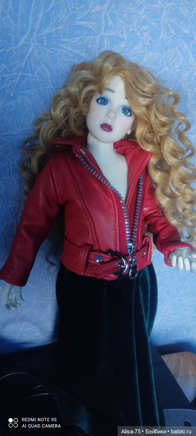 Кожаная куртка-косуха для Розы Долше