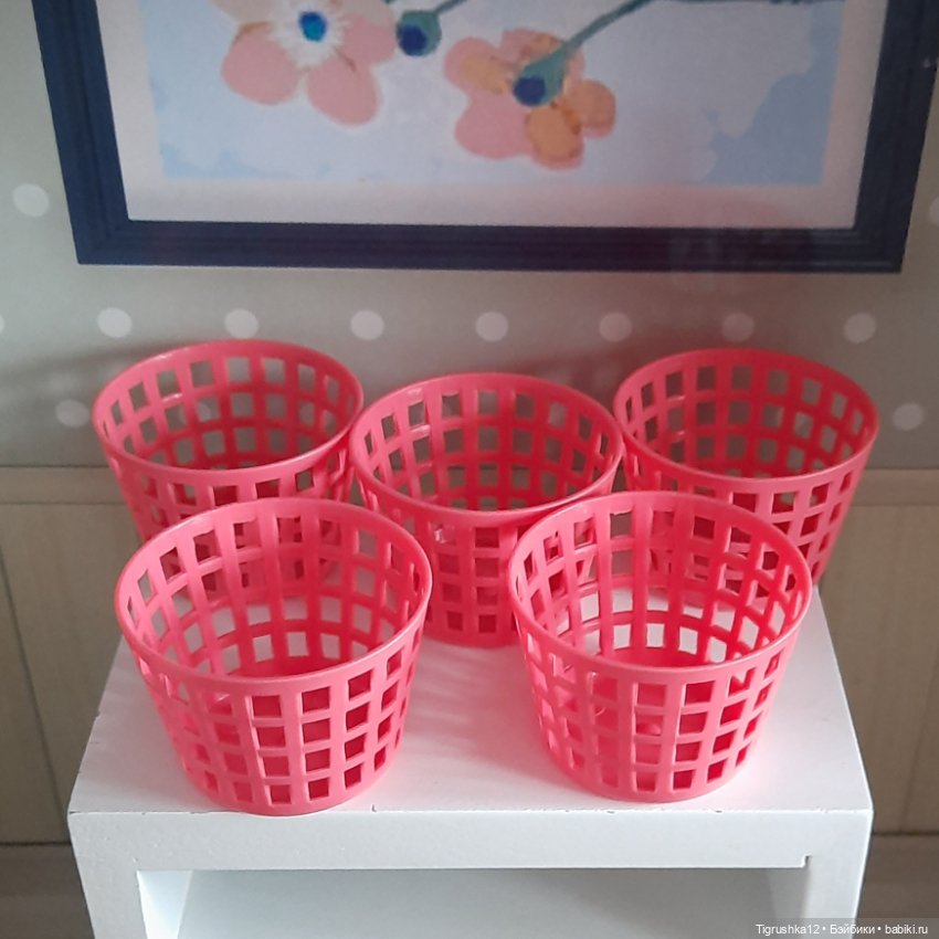 Корзины — Миниатюра для кукол (фото 2)