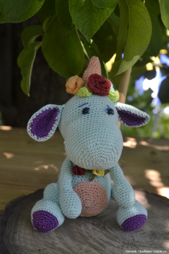 Единорог Феня. Игрушка ручной работы (фото 4)