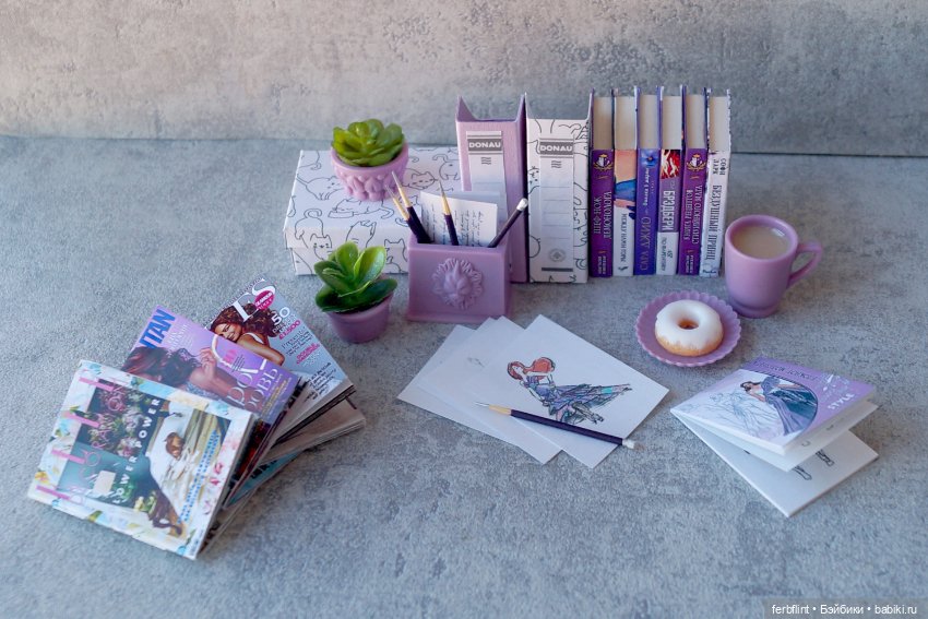 Интерьерный набор № 2 (масштаб 1:6)