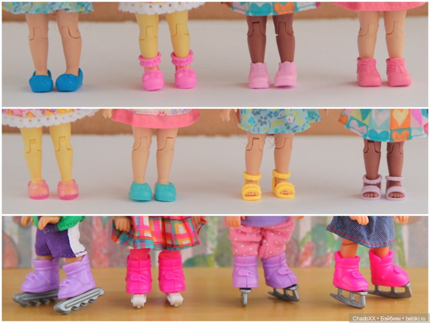 Обувь для маленьких кукол типа Еви, Челси, Келли, мини аниматорс, Шу-шу (фото 6)