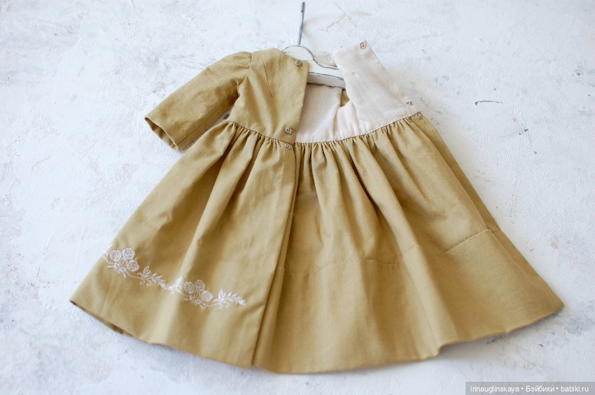 Верхнее платье для немецкой куклы 40 см (фото 3)