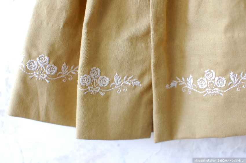 Верхнее платье для немецкой куклы 40 см (фото 2)