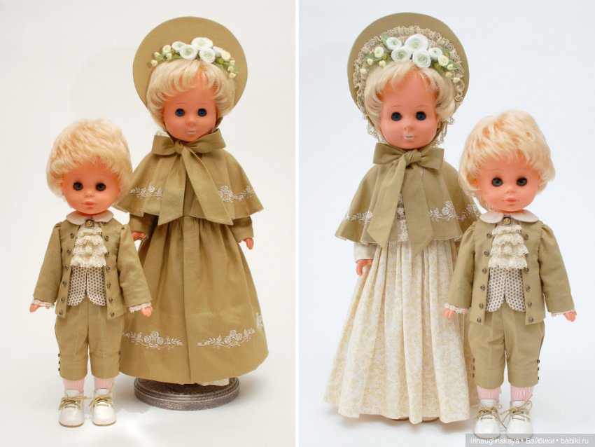 Верхнее платье для немецкой куклы 40 см (фото 7)
