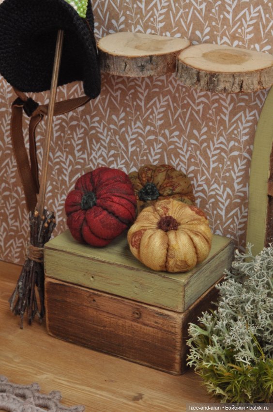 Тыквы для кукольной миниатюры. Декор Хэллоуин для кукол, румбокса