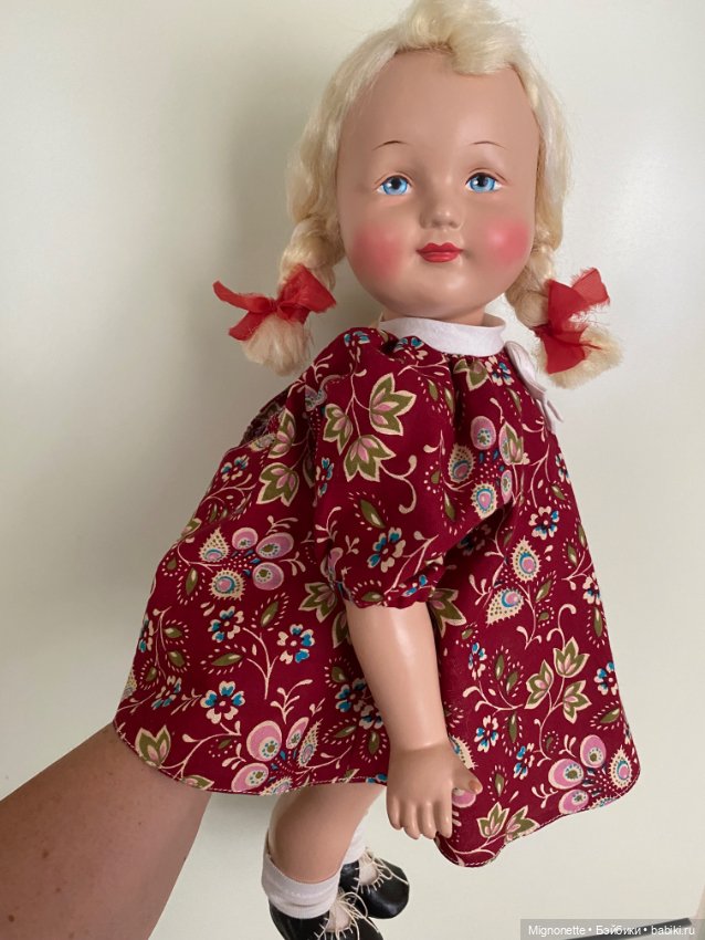 Большая кукла Марина, фабрика им. 8 Марта, СССР, 70 см