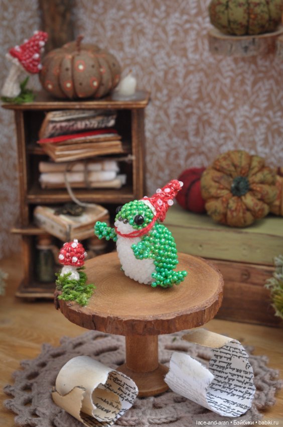 Аксессуар на Хэллоуин для Блайз и других кукол. Лягушка - фамильяр для куклы - ведьмы, гоблинкор (фото 3)