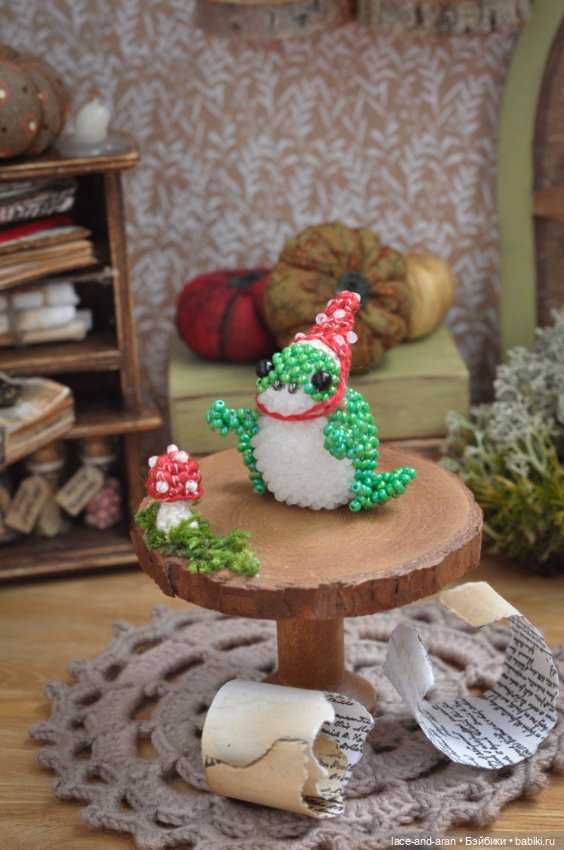 Аксессуар на Хэллоуин для Блайз и других кукол. Лягушка - фамильяр для куклы - ведьмы, гоблинкор (фото 4)