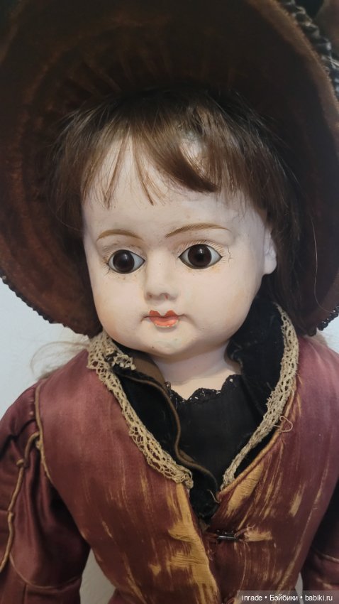 Невероятная ранняя антикварная кукла 1880-1890гг
