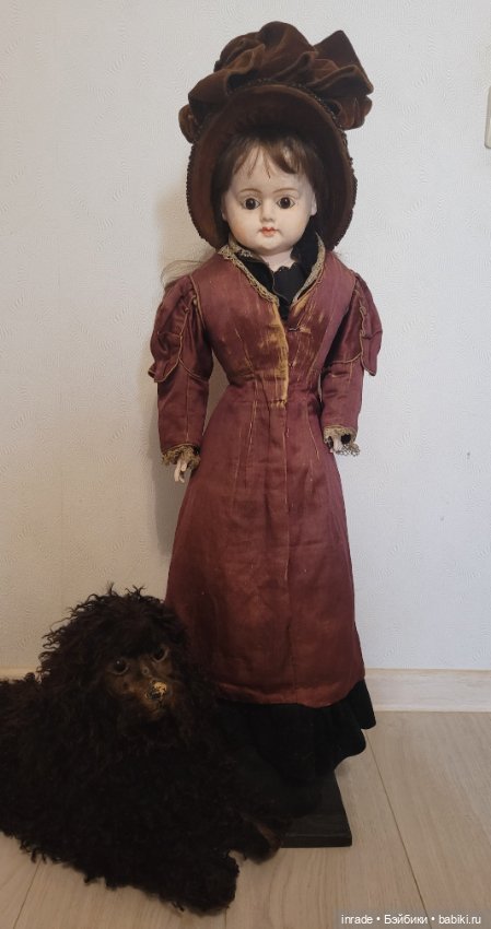 Невероятная ранняя антикварная кукла 1880-1890гг (фото 6)