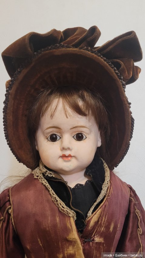 Невероятная ранняя антикварная кукла 1880-1890гг (фото 2)