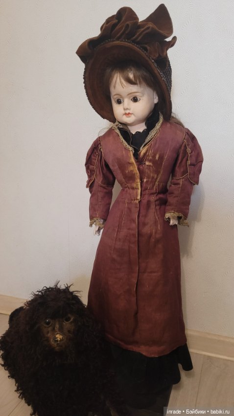 Невероятная ранняя антикварная кукла 1880-1890гг (фото 7)