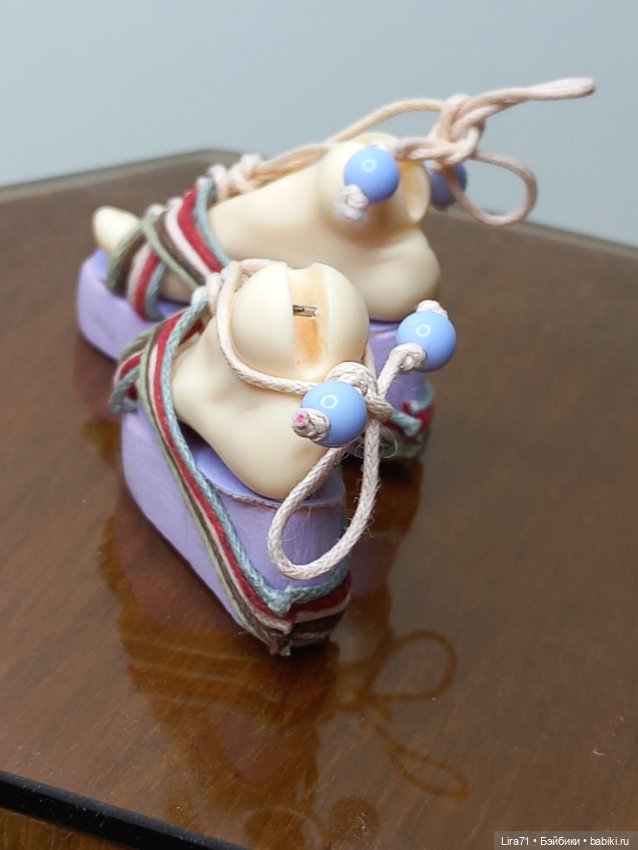 Сандалии на Фид Иплхаус — Обувь для BJD (фото 3)