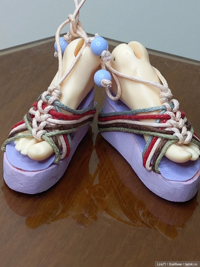 Сандалии на Фид Иплхаус — Обувь для BJD (фото 4)