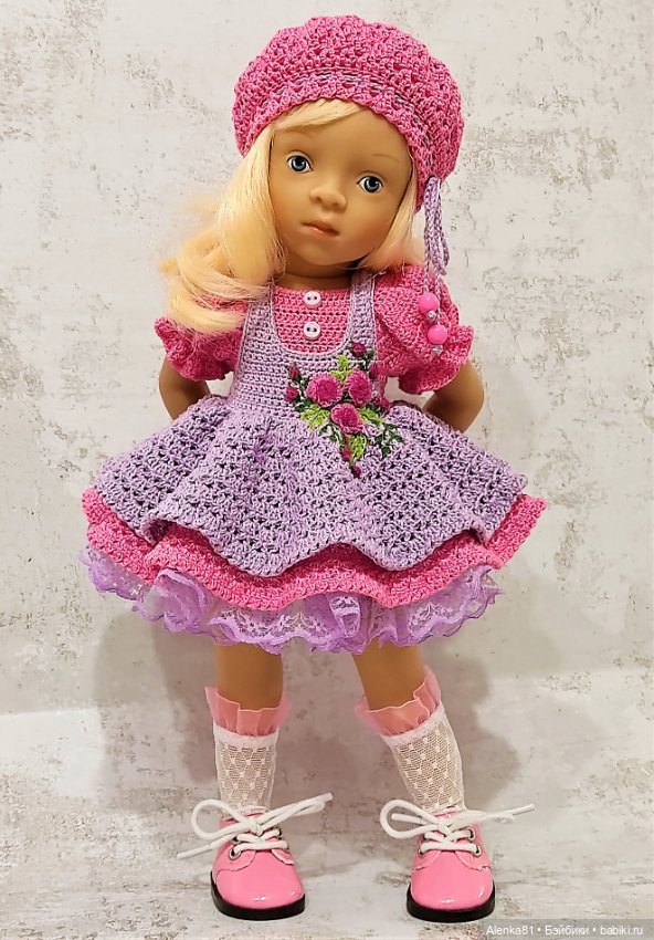 PDF Мастер-Класс по вязанию крючком "КОНФЕТКА-М" для кукол Minouche (минуш)
