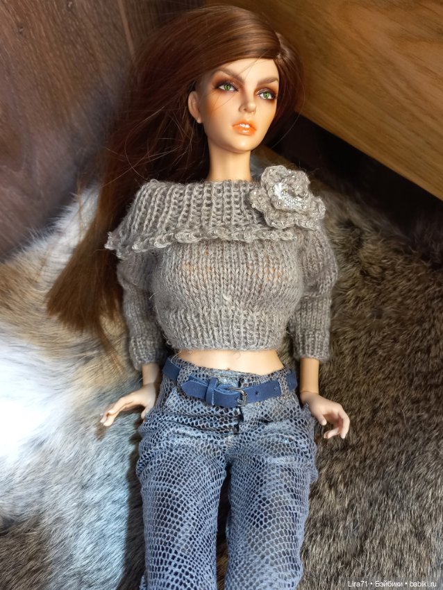 Джемпер на девочек 1/4 — Одежда для BJD (фото 10)