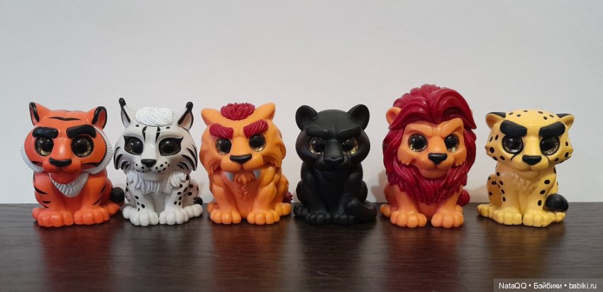 Фигурки "Дикие кошки" полная серия