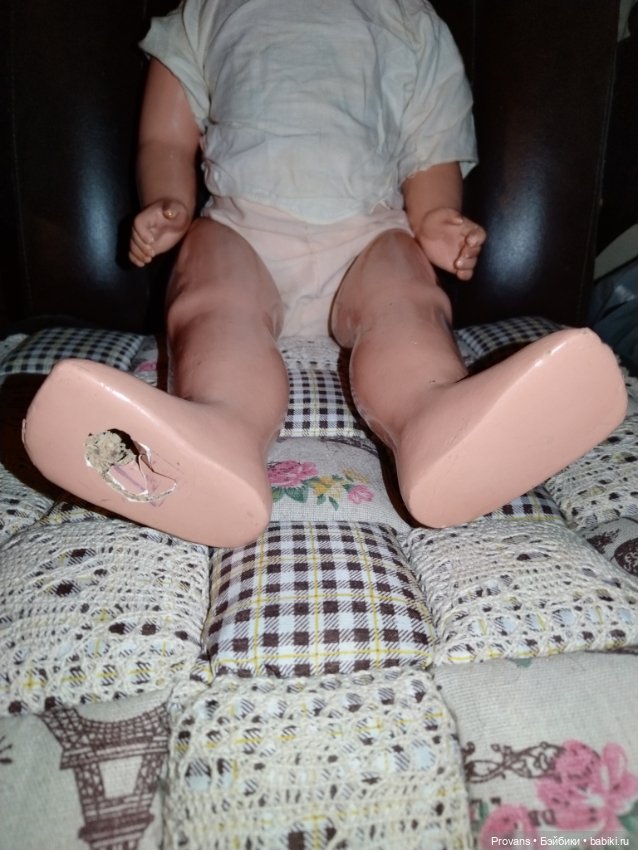 Кукла пресс-опилки, СССР, 64 см (фото 5)